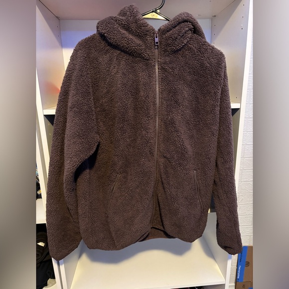 TNA Jackets & Blazers - TNA Brown Sherpa Jacket